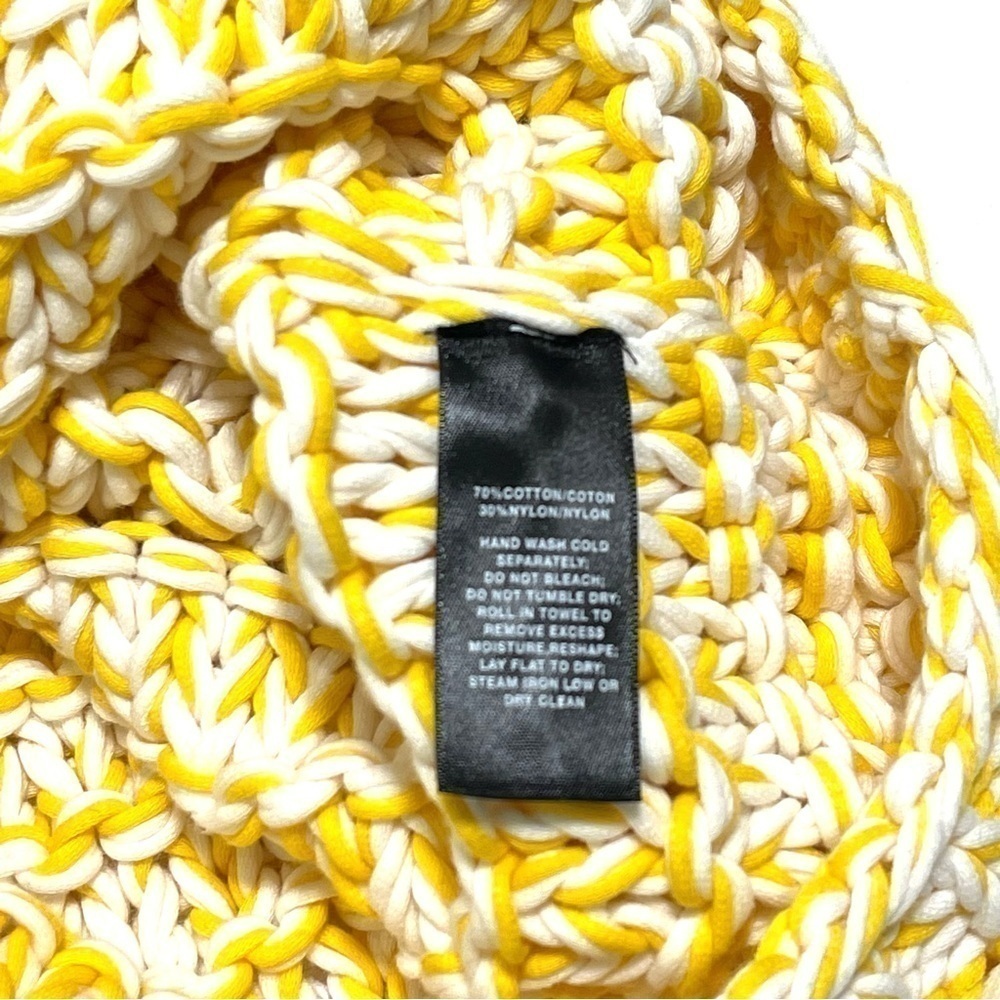 NWT Lafayette 148 Woman Sunbeam Multi Yellow Sleeveless Sweater Size S - Picture 10 of 12